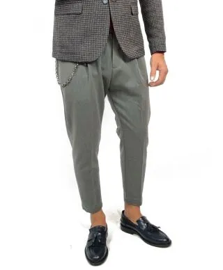 Pantaloni, grigi - Crop