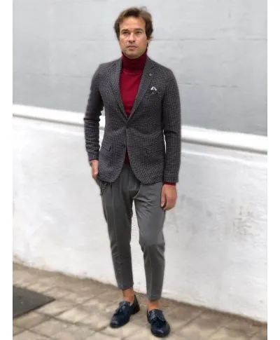 Pantaloni, grigi - Crop