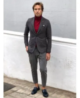 Pantaloni, grigi - Crop