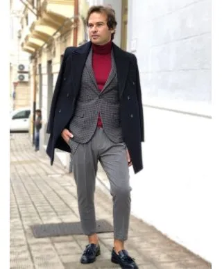 Giacca uomo, grigia blu - Paul Miranda