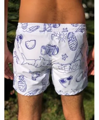 Boxer uomo - Mare - Donuts