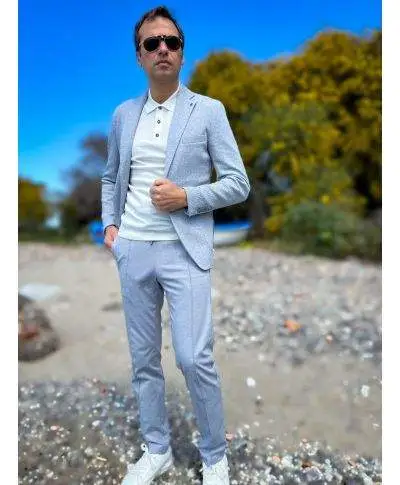 Polo uomo estiva in filo panna gogolfun - Abbigliamento uomo online gogolfun.it