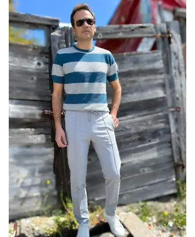 Pantalaccio grigio chiaro Paul Miranda - Abbigliamento uomo online Gogolfun.it