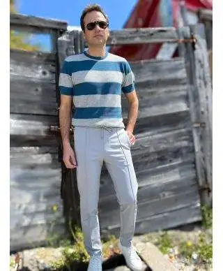Pantalaccio grigio chiaro Paul Miranda - Abbigliamento uomo online Gogolfun.it