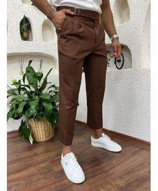 Pantaloni uomo marrone , cropped - Cruz