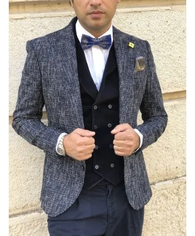 Giacca blu, primaverile