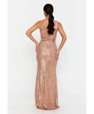 Vestito in pellettes oro giallo a sirena - Ariel