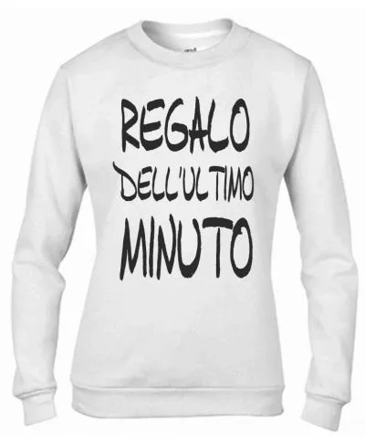 Felpa bianca, idee regalo - Felpe