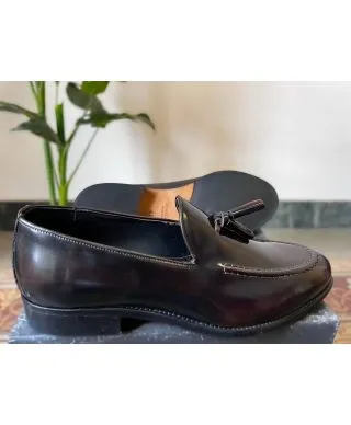 Mocassini uomo - Marroni - Vera pelle - Made in Italy