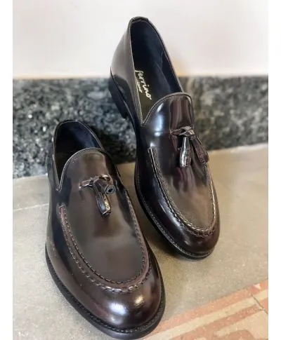 Mocassini uomo - Marroni - Vera pelle - Made in Italy - Scarpe uomo - Gogolfun.it