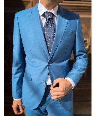 Abito Uomo Petrolio Slim - Eleganza Tom - Abiti uomo online - Gogolfun.it