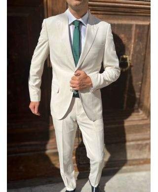 Abito uomo Panna, Tom - Vestibilità regular