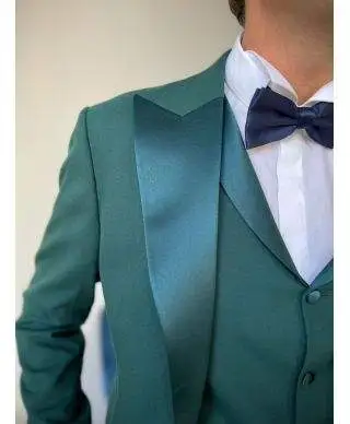 Smoking uomo con gilet , verde - King