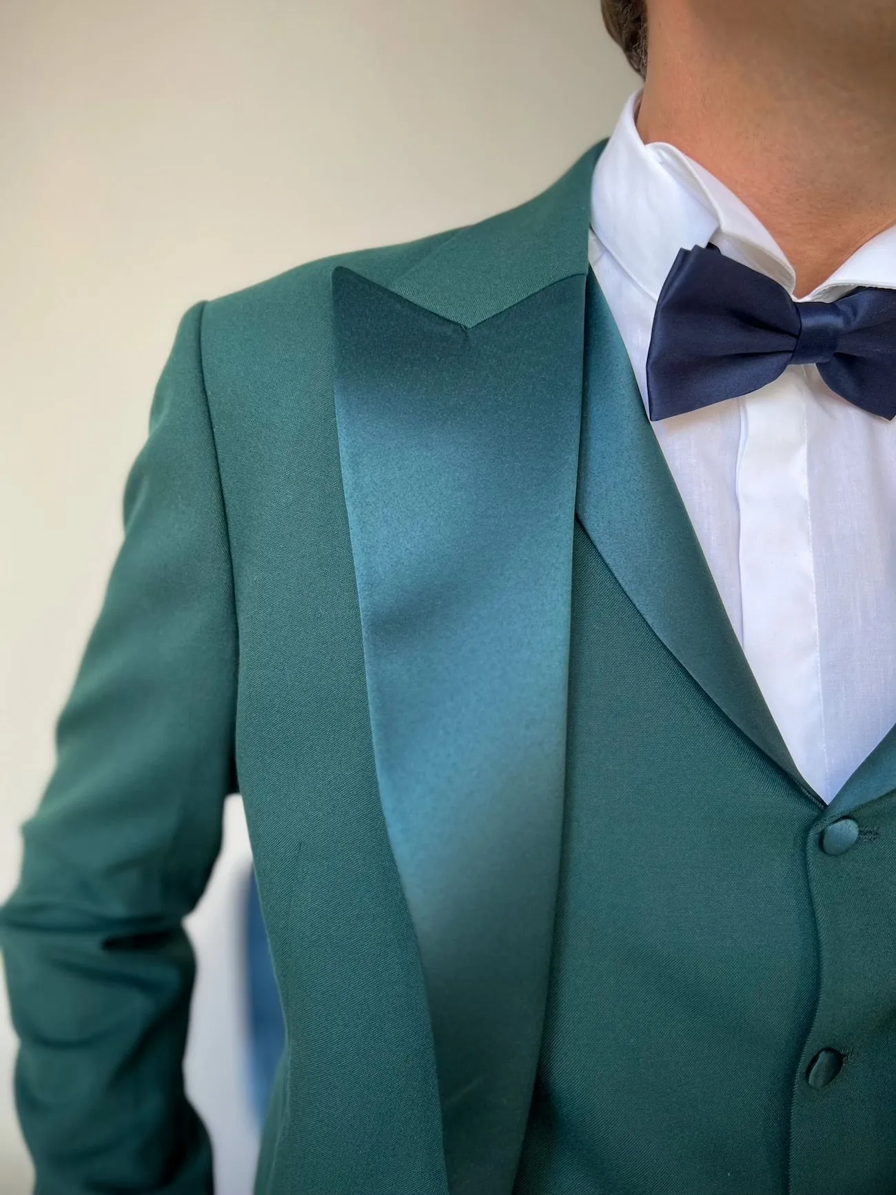 Abito Elegante Abito Da Smoking Uomo Pezzi Con Gilet E