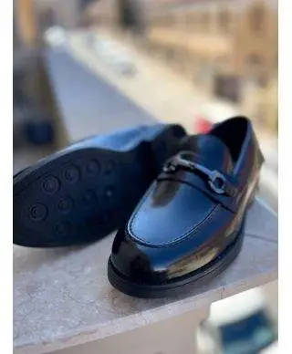 Mocassini uomo modello college - Nero - Scarpe eleganti uomo - Gogolfun.it