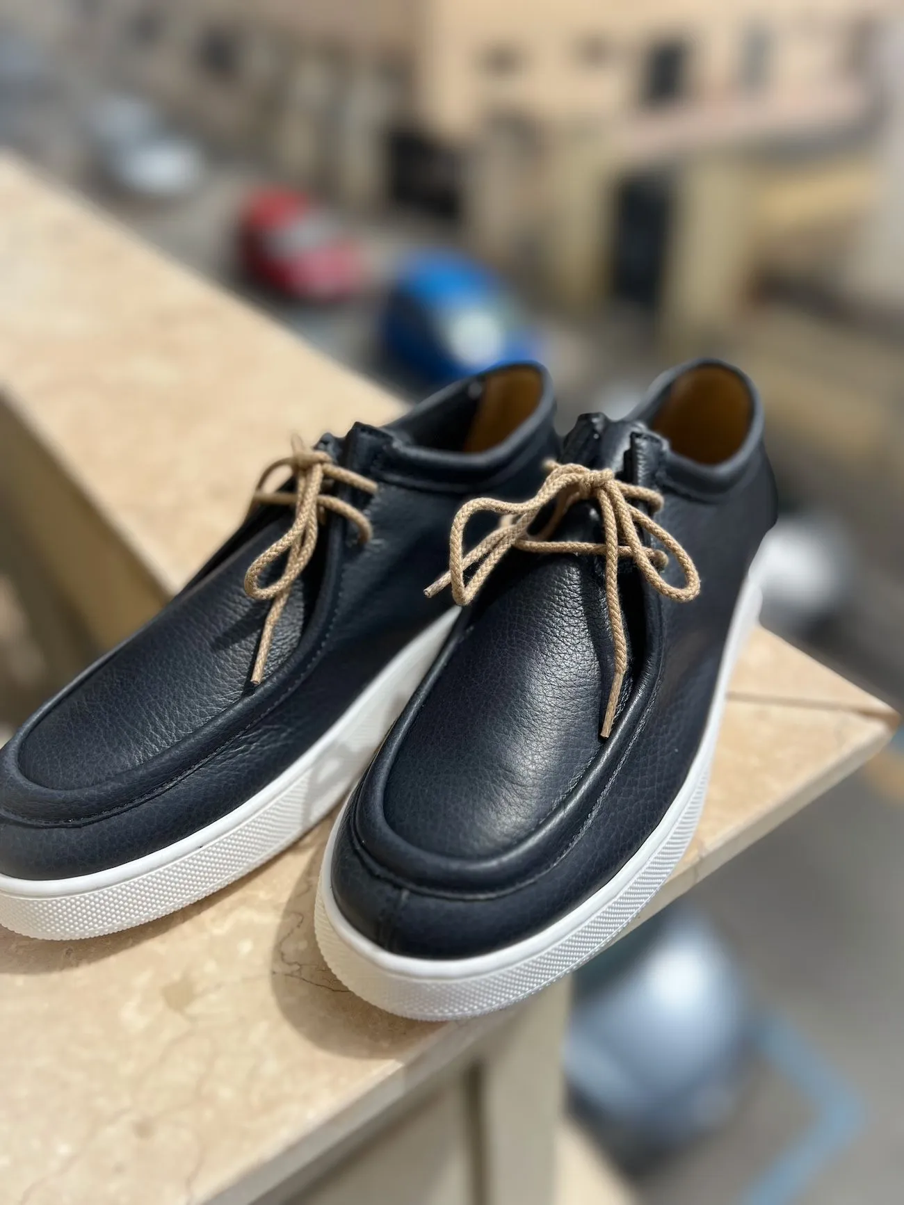 Scarpe Marroni Scarpe Da Abbinare Al Blu Scarpe Uomo Blu Con Lacci