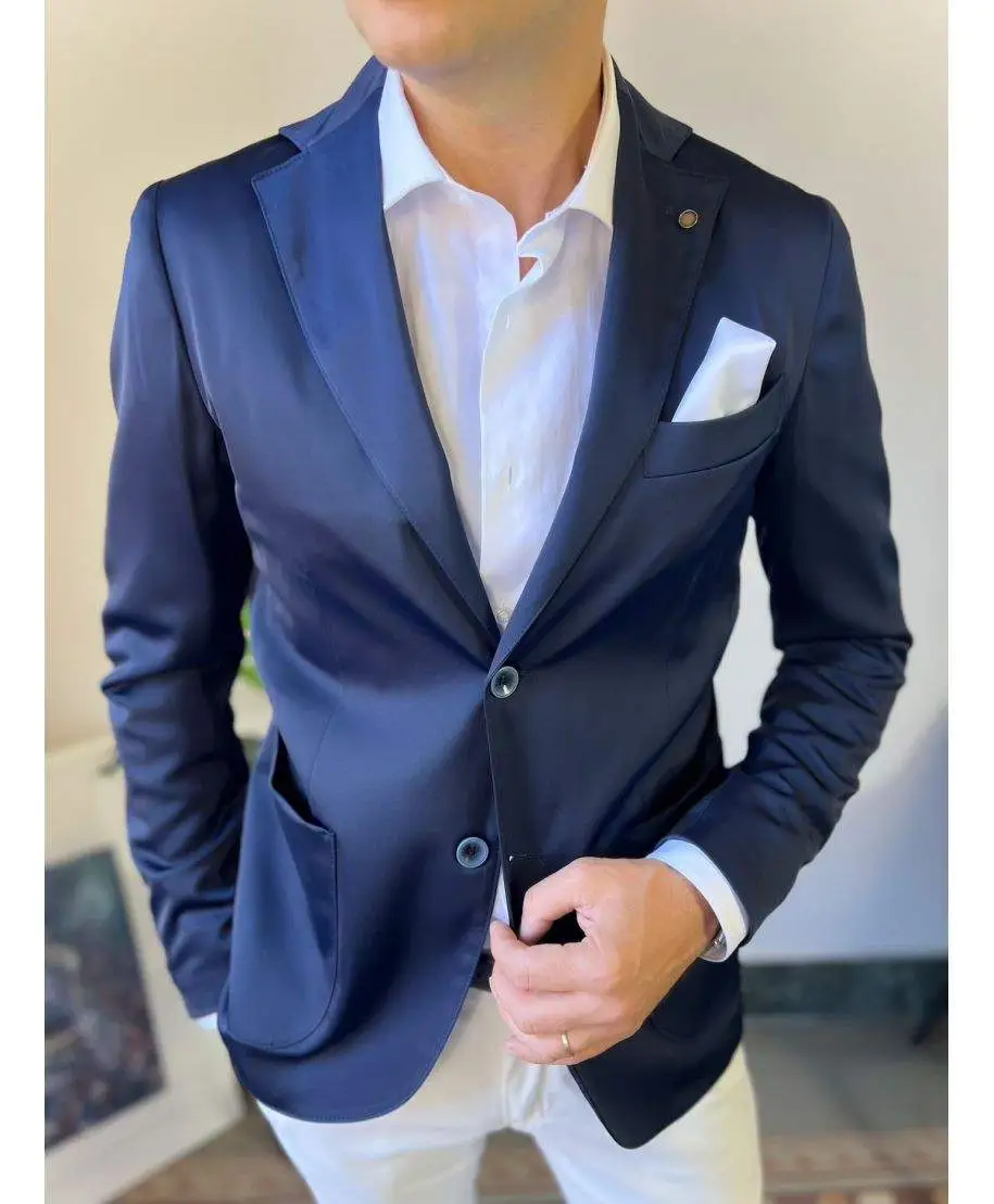 Giacca uomo blu Paul Miranda - Giacche uomo giovanili, particolari, sportive - Gogolfun.it