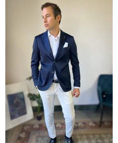 Giacca uomo blu Paul Miranda - Giacche uomo giovanili, particolari, sportive - Gogolfun.it