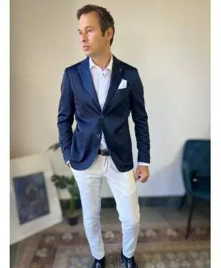 Giacca uomo blu Paul Miranda