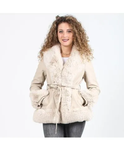Pellicciotto - Beige - Corto