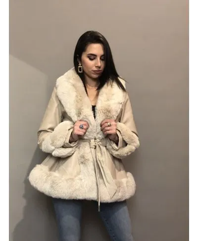 Pellicciotto - Beige - Corto