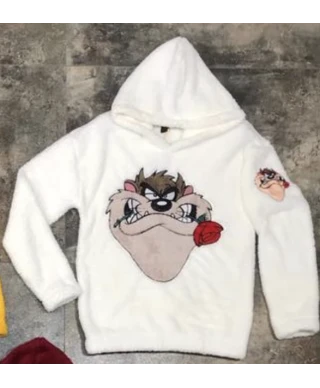 Felpa con cappuccio, teddy - Cartoon