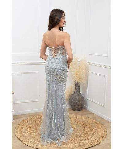 Abito da cerimonia a sirena con scollo a cuore - Abiti da cerimonia, diciottesimo - Gogolfun.it