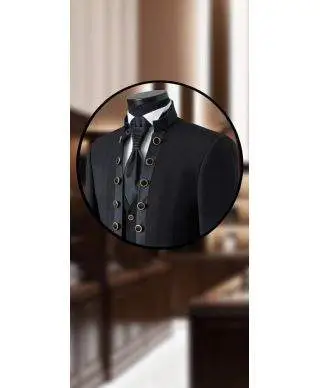 Abito uomo coreano, modello Svezia - Disponibile bianco o nero - Abito Sposo