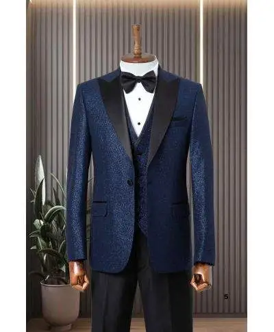 Smoking uomo, con lurex - Disponibile in tanti colori - Vestibilità slim