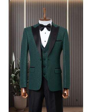 Smoking uomo, con lurex - Disponibile in tanti colori - Vestibilità slim