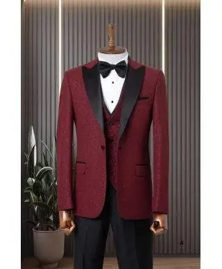 Smoking uomo, con lurex - Disponibile in tanti colori - Vestibilità slim