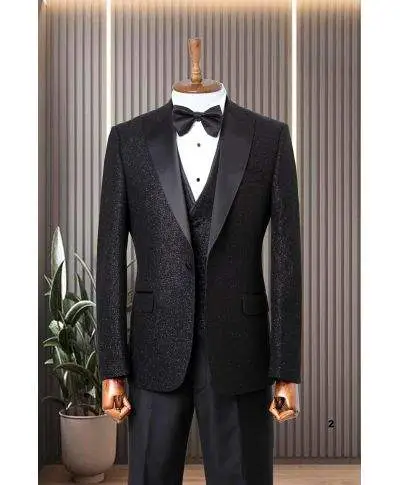 Smoking uomo, con lurex - Disponibile in tanti colori - Vestibilità slim