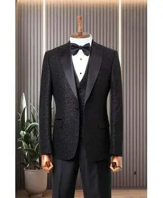 Smoking uomo, con lurex - Disponibile in tanti colori - Vestibilità slim