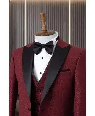 Smoking uomo, con lurex - Disponibile in tanti colori - Vestibilità slim
