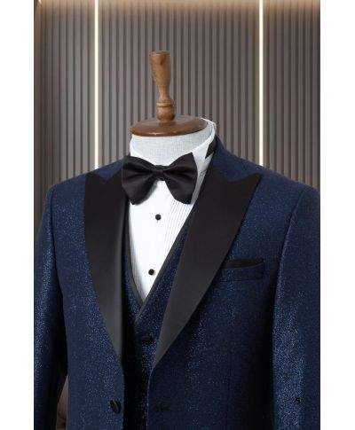 Smoking uomo, con lurex - Disponibile in tanti colori - Vestibilità slim