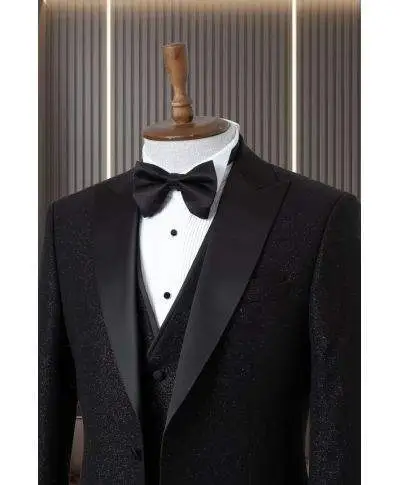 Smoking uomo, con lurex - Disponibile in tanti colori - Vestibilità slim