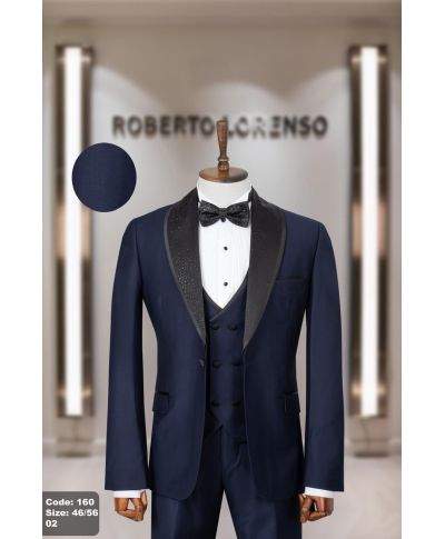 Smoking uomo, Binon - Cerimonia uomo - Disponibile blu e nero