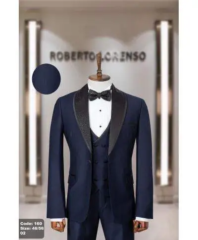 Smoking uomo, Binon - Cerimonia uomo - Disponibile blu e nero