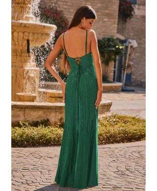 Vestito a sirena con spacco e schiena scoperta - Favola - Vestiti diciottesimo compleanno, matrimonio - Gogolfun.it