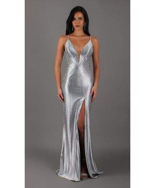 Vestito a sirena con spacco e schiena scoperta - Favola - Vestiti diciottesimo compleanno, matrimonio - Gogolfun.it