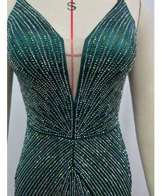 Vestito a sirena con spacco e schiena scoperta - Favola