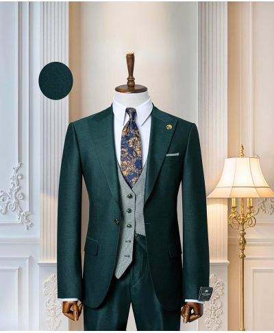 Abito uomo con gilet reversibile - Gilet double face - Vestibilità giovane