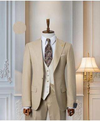 Abito uomo con gilet reversibile - Gilet double face - Vestibilità giovane
