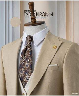 Abito uomo con gilet reversibile - Gilet double face - Vestibilità giovane