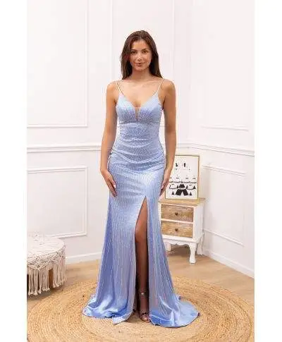 Vestito a sirena con spacco e schiena scoperta - Favola - Vestiti diciottesimo compleanno, matrimonio - Gogolfun.it