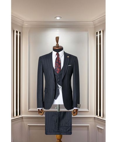 Abito Gessato, con gilet - Disponibile in vari colori - Collezione Estiva