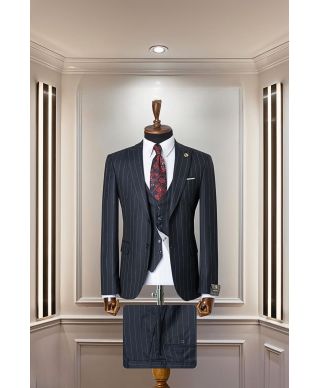 Abito Gessato, con gilet - Disponibile in vari colori - Collezione Estiva