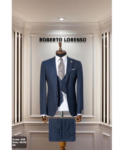 Abito Gessato, con gilet - Disponibile in vari colori - Collezione Estiva