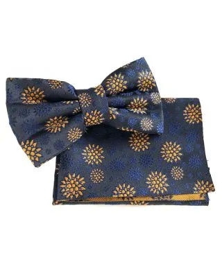 Papillon fantasia - Con pochette - Papillon uomo Papillon grigio scuro