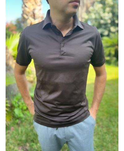Polo uomo leggerissima in tencel -Paul Miranda